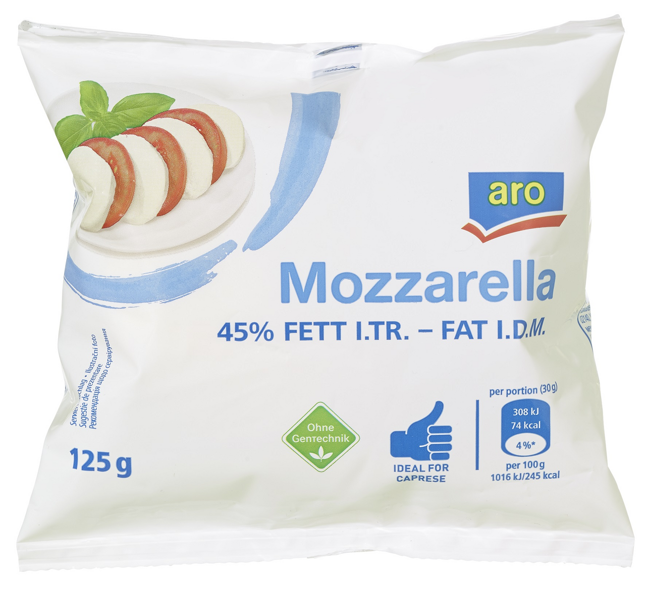aro Mozzarella v nálevu chlaz. 125 g