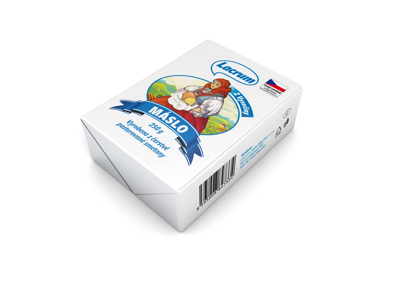 LACRUM Máslo 82% chlaz. 250 g