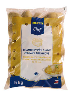 METRO Chef Brambory konzumní prané CZ 55/70 typ B přílohové čerstvé 5 kg