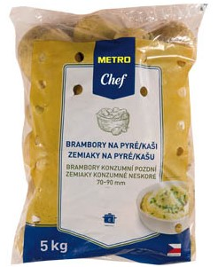 METRO Chef Brambory konzumní prané I. 70/90 typ C na pyré čerstvé 5 kg