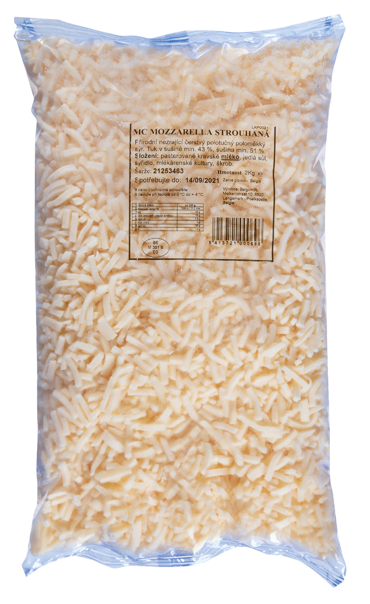 METRO Chef Mozzarella strouhaná chlaz. 2 kg