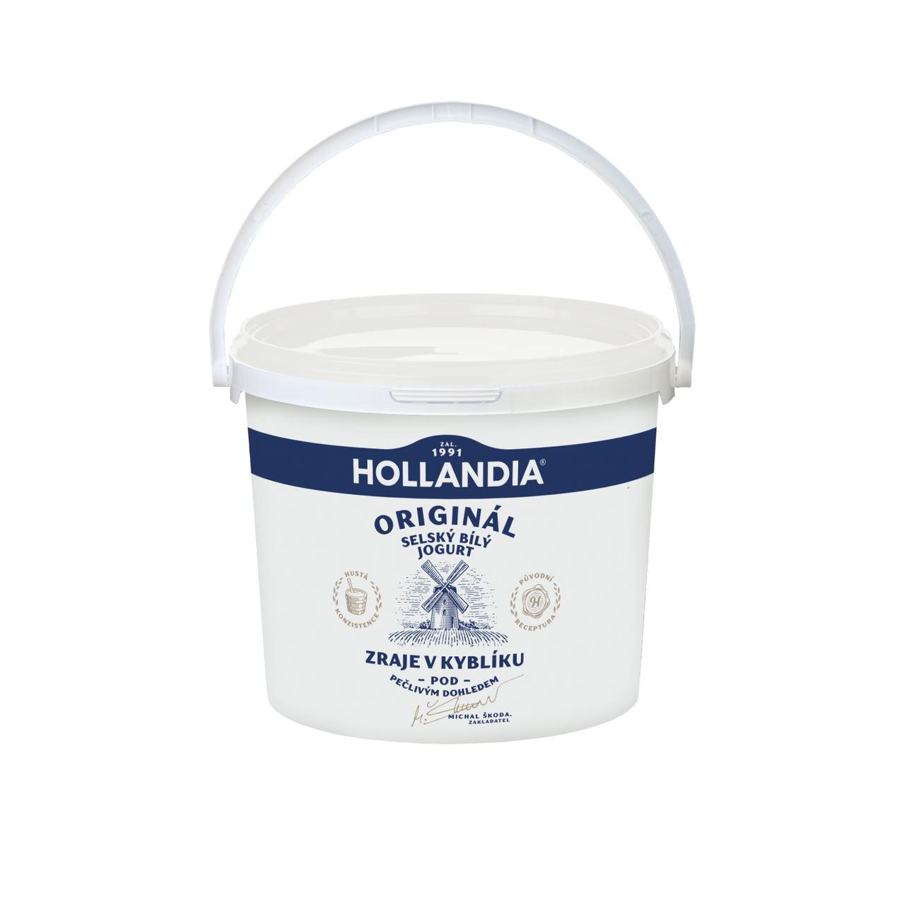 HOLLANDIA Selský jogurt bílý 3,7 % tuku chlaz. 5 kg