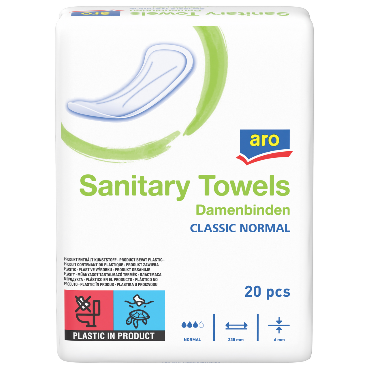 aro Ultra Normal Plus dámské vložky 20 ks