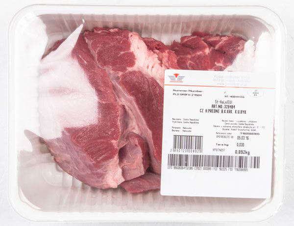 Hovězí přední krk bez kosti chlaz. váž. cca 1 kg