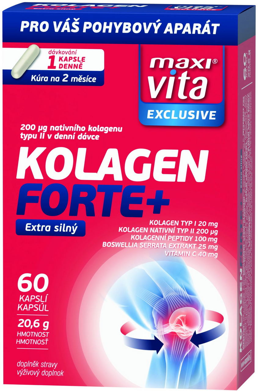 maxi vita Exclusive Kolagen Forte+ 60 kapslí