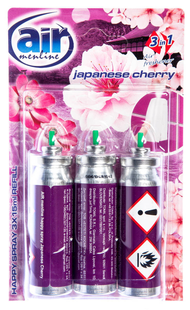AIR Sprej Náplň do osvěžovače Japanese Cherry 3 x 15 ml