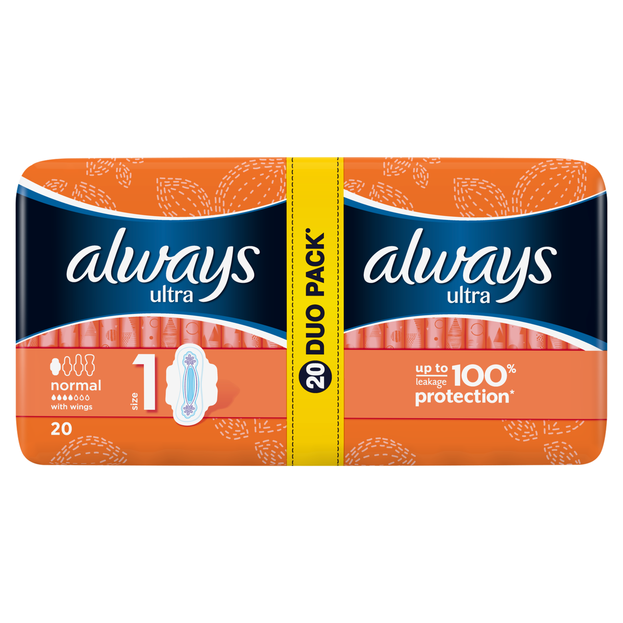 always Ultra duo normal dámské vložky 20 ks