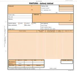 OPTYS Faktura nečíslovaná samopropisovací 100 listů 2/3 1 ks