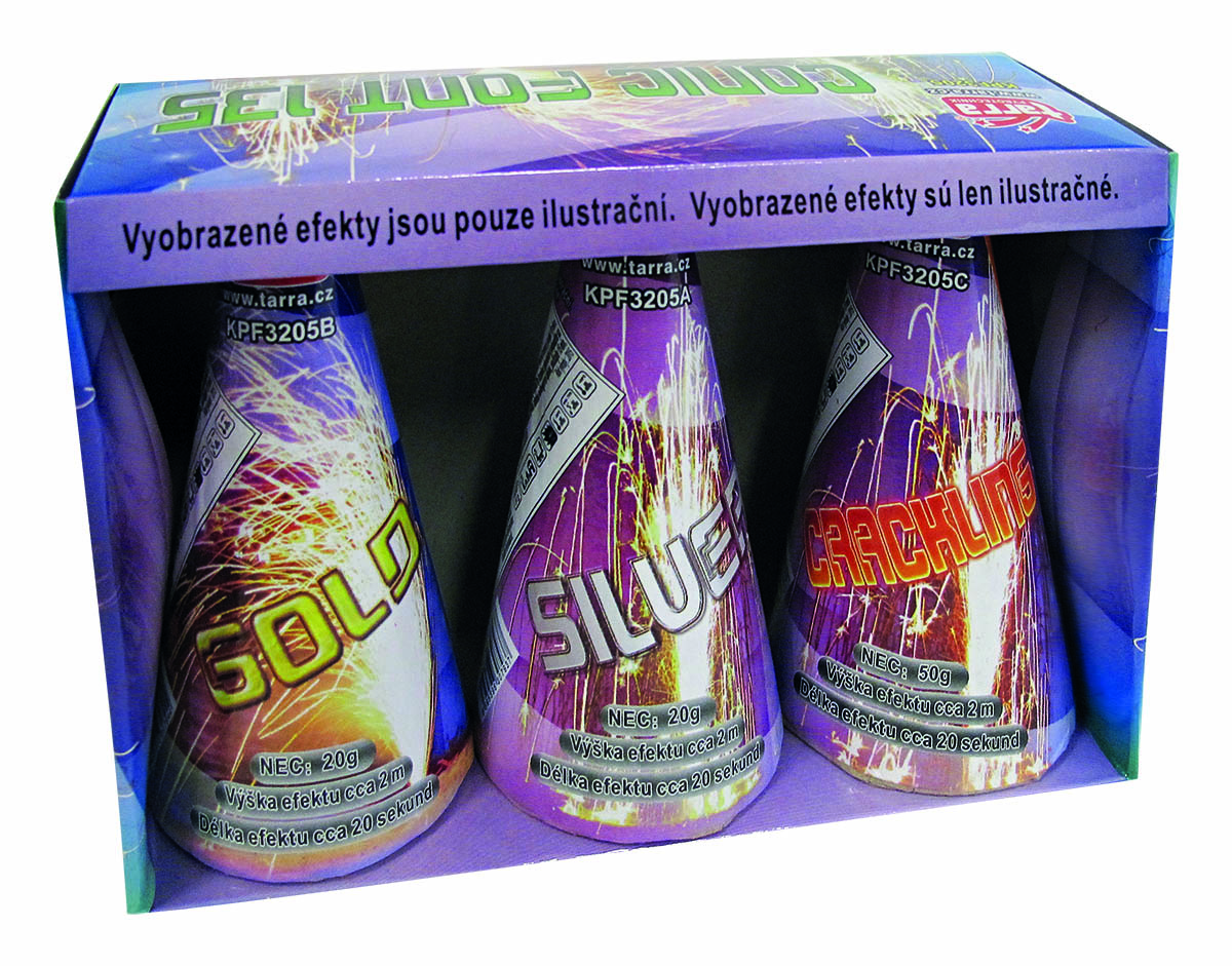 Fudži/ Vulkanit  fontány 3 ks