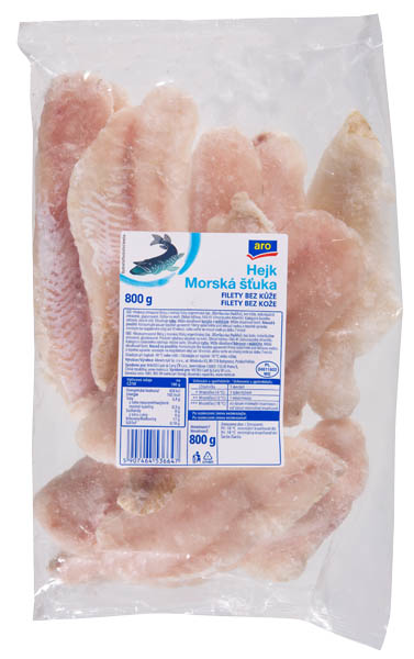aro Hejk /Štikozubec filety bez kůže mraž. 800 g