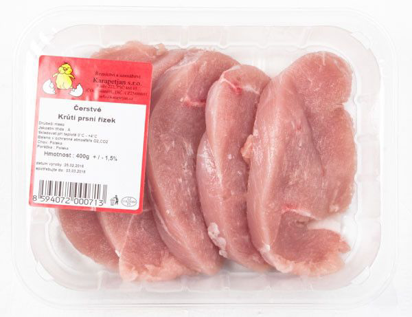 Krůtí prsní řízek chlaz. 400 g 
