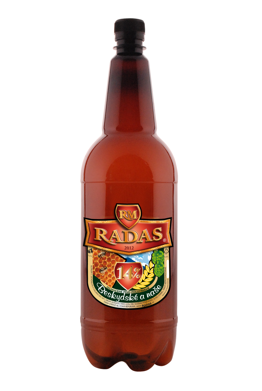 RADAS Pivo Speciál medový 14° 1,5 l PET