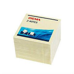 SIGMA Bloček žlutý 75 x 75 mm 450 listů 1 ks