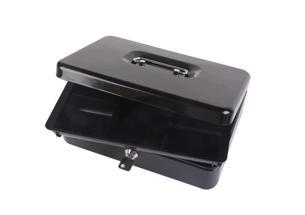 SIGMA Pokladna na zámek 101 x 300 x 210 mm černá 1 ks