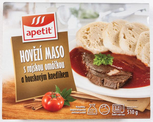 apetit Rajská omáčka s knedlíkem chlaz. 510 g