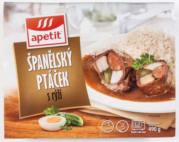 apetit Španělský ptáček s rýží chlaz. 490 g