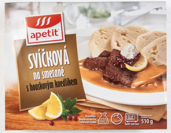 apetit Svíčková na smetaně houskový knedlík chlaz. 510 g