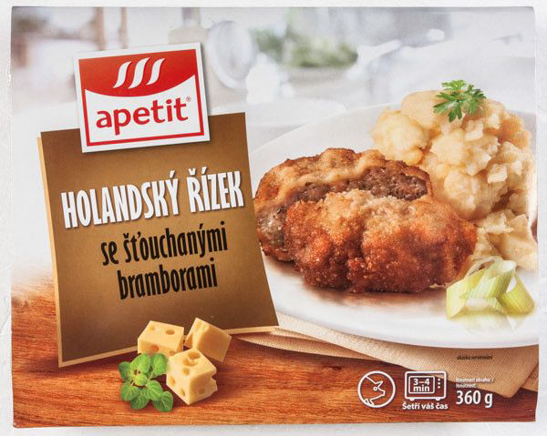 apetit Holandský řízek se šťouchanými brambory chlaz. 360 g