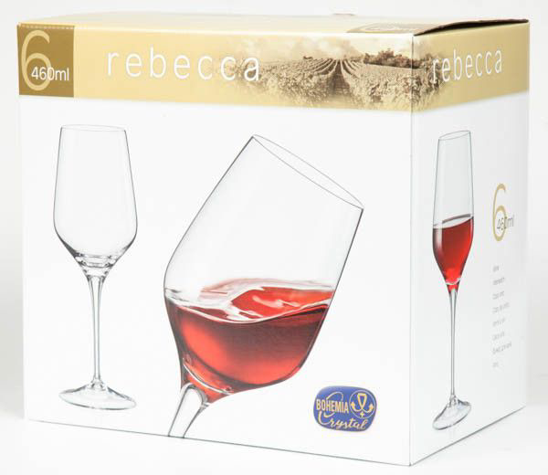 Crystalex Sklenice na víno REBECCA 460 ml 6 ks