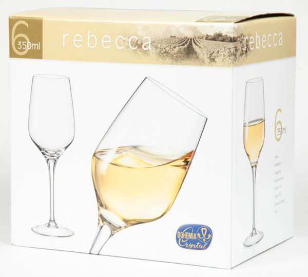 Crystalex Sklenice na víno REBECCA 350 ml 6 ks