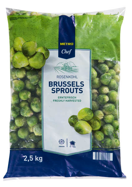 METRO Chef Kapusta růžičková mraž. 2,5 kg