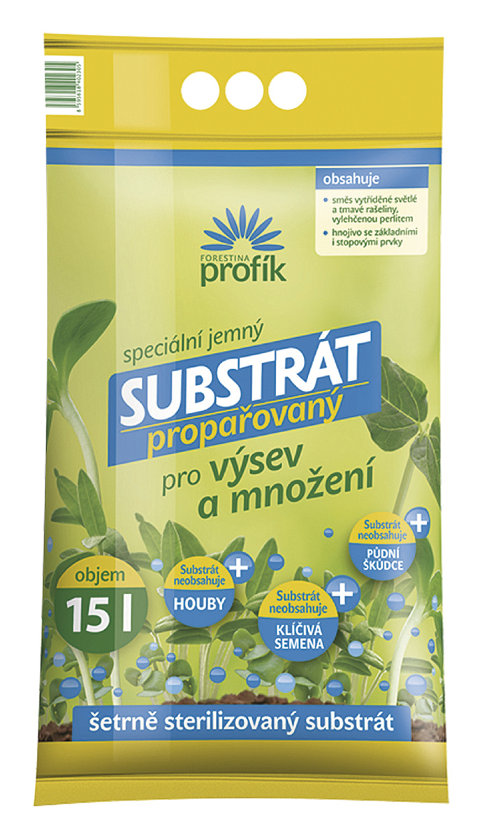 Profík Substrát propařovaný pro výsev a množení/FO 15 l 1 ks
