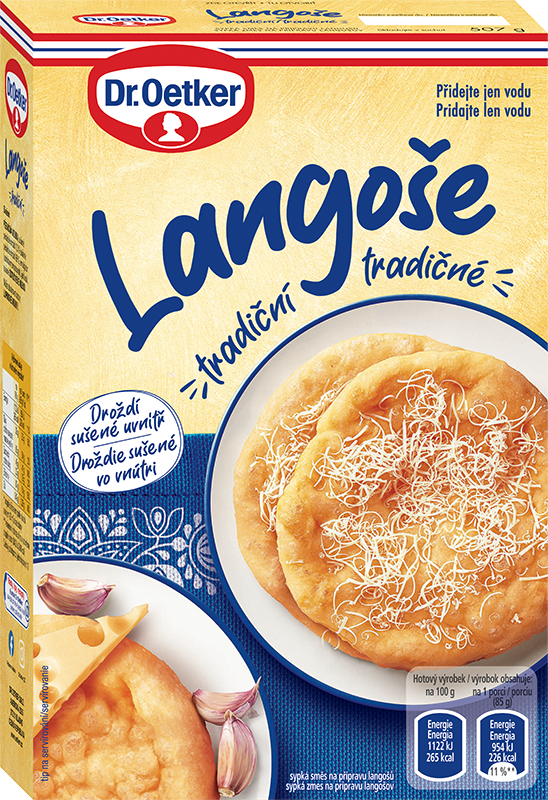 Dr. Oetker Tradiční langoše 4 x 507 g