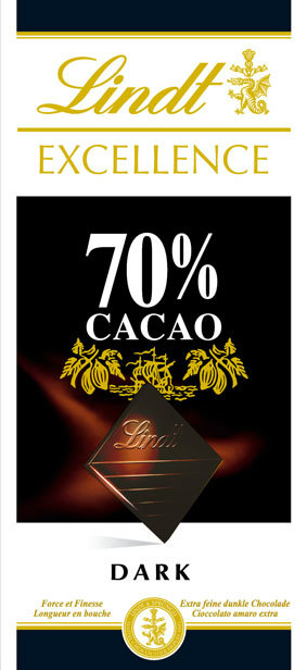 Lindt Excellence čokoláda hořká 70% 3 x 100 g