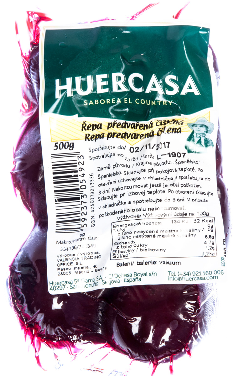 Řepa červená předvařená 8-12 chlaz. 500 g