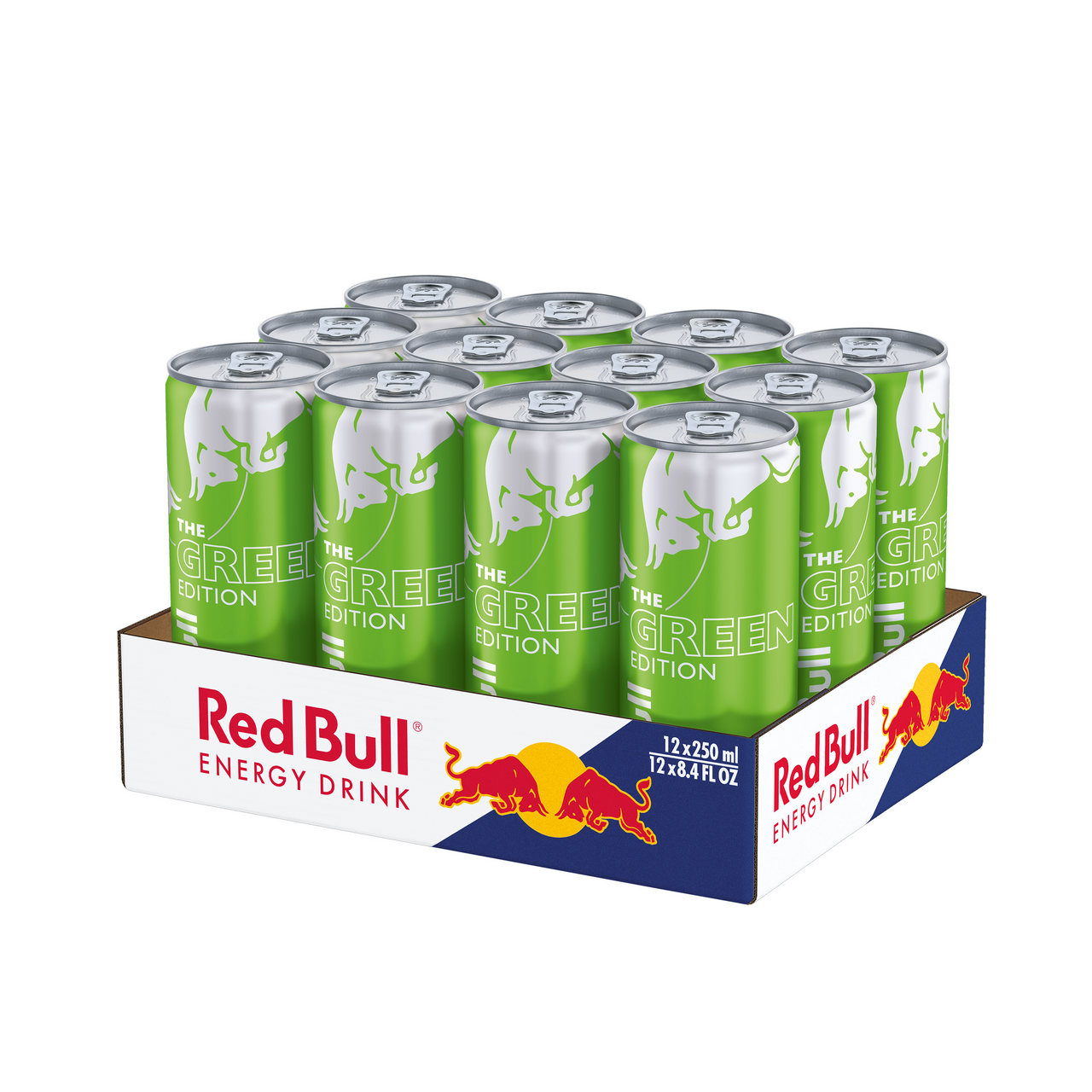 Red Bull Green Edition energetický nápoj 12 x 250 ml plech