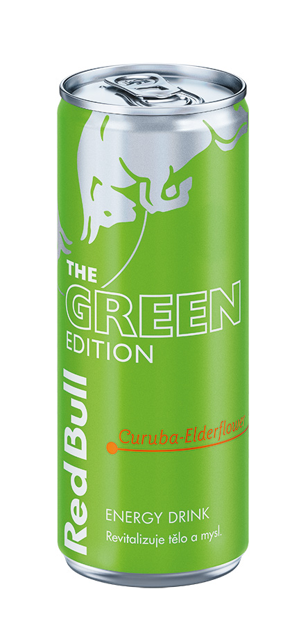 Red Bull Green Edition energetický nápoj 12 x 250 ml plech