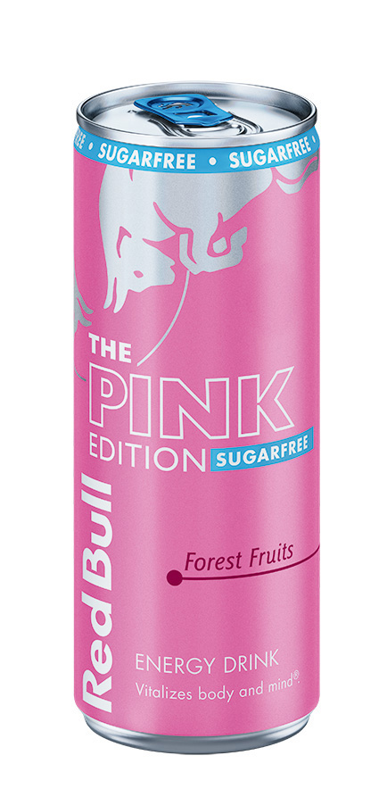 Red Bull Pink Sugarfree energetický nápoj 250 ml plech