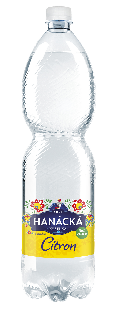 HANÁCKÁ KYSELKA Voda minerální ochucená citron 6 x 1,5 l