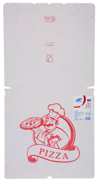 aro Krabice na pizzu 32 x 32 x 3 cm 50 ks