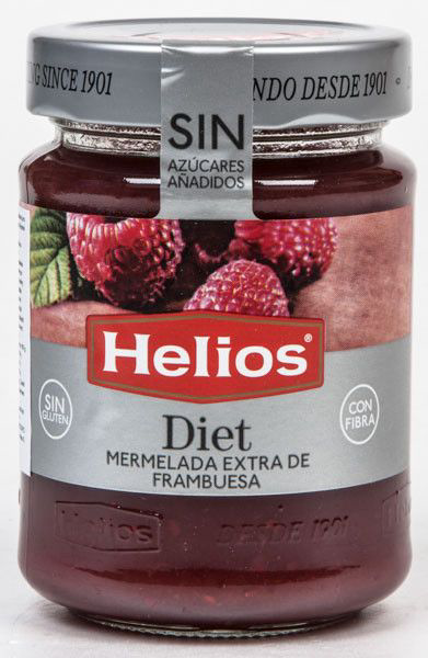 Helios Pomazánka malinová bez přidaného cukru 280 g