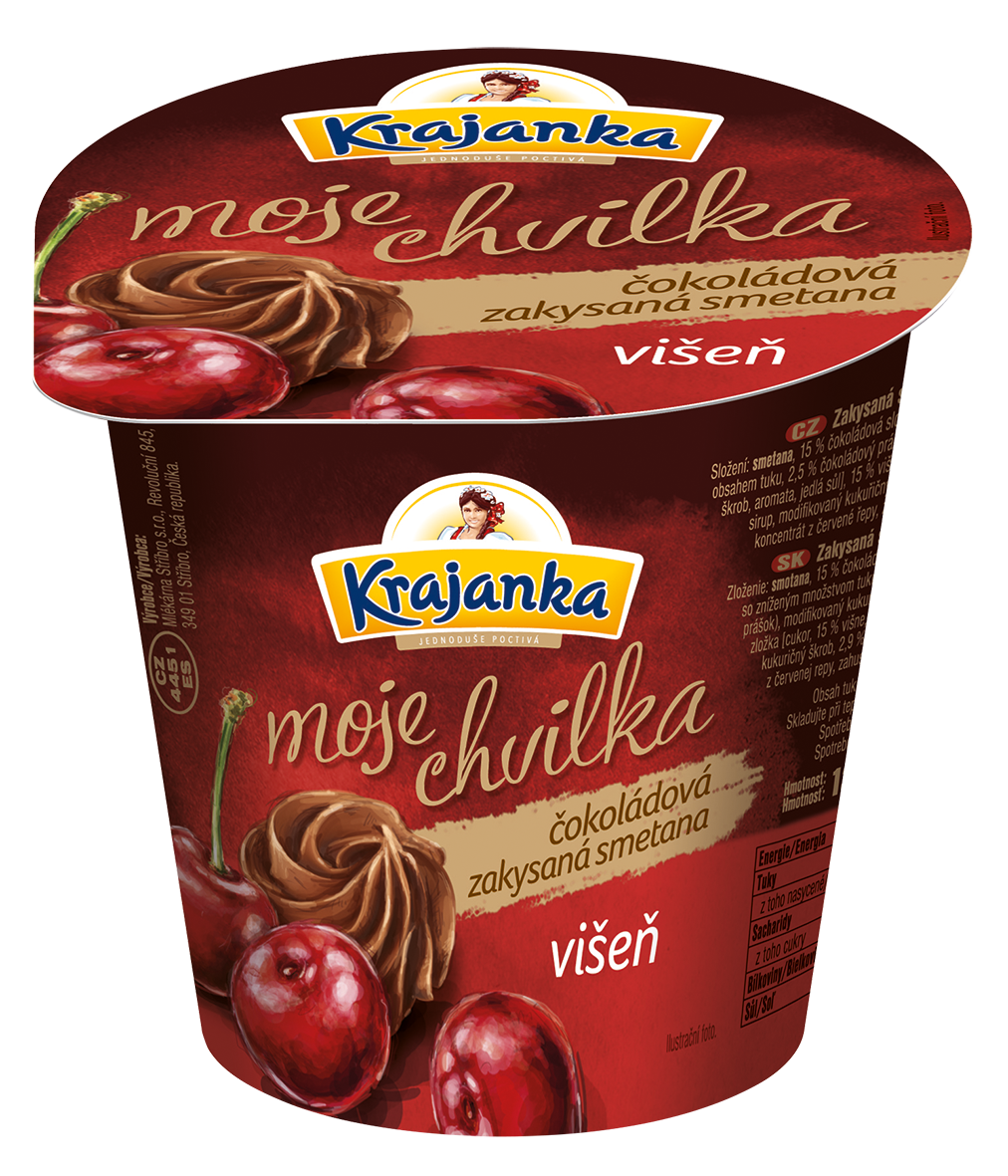 Krajanka Zakysaný dezert višeň chlaz. 10 x 130 g