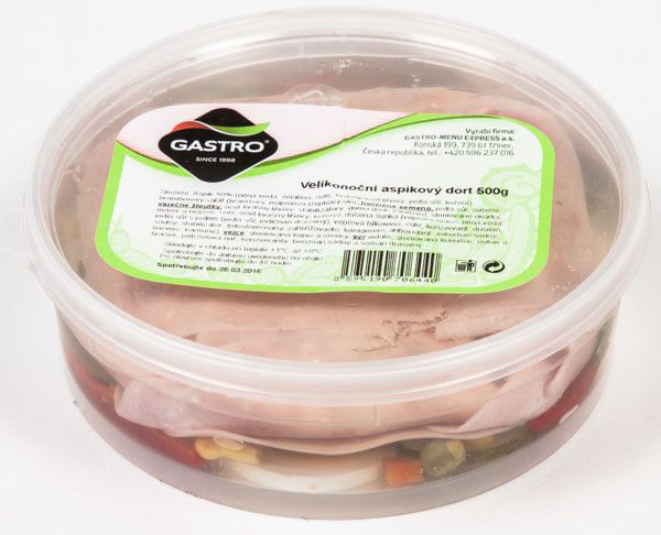 VÁNOČNÍ ASPIKOVÝ DORT 500g