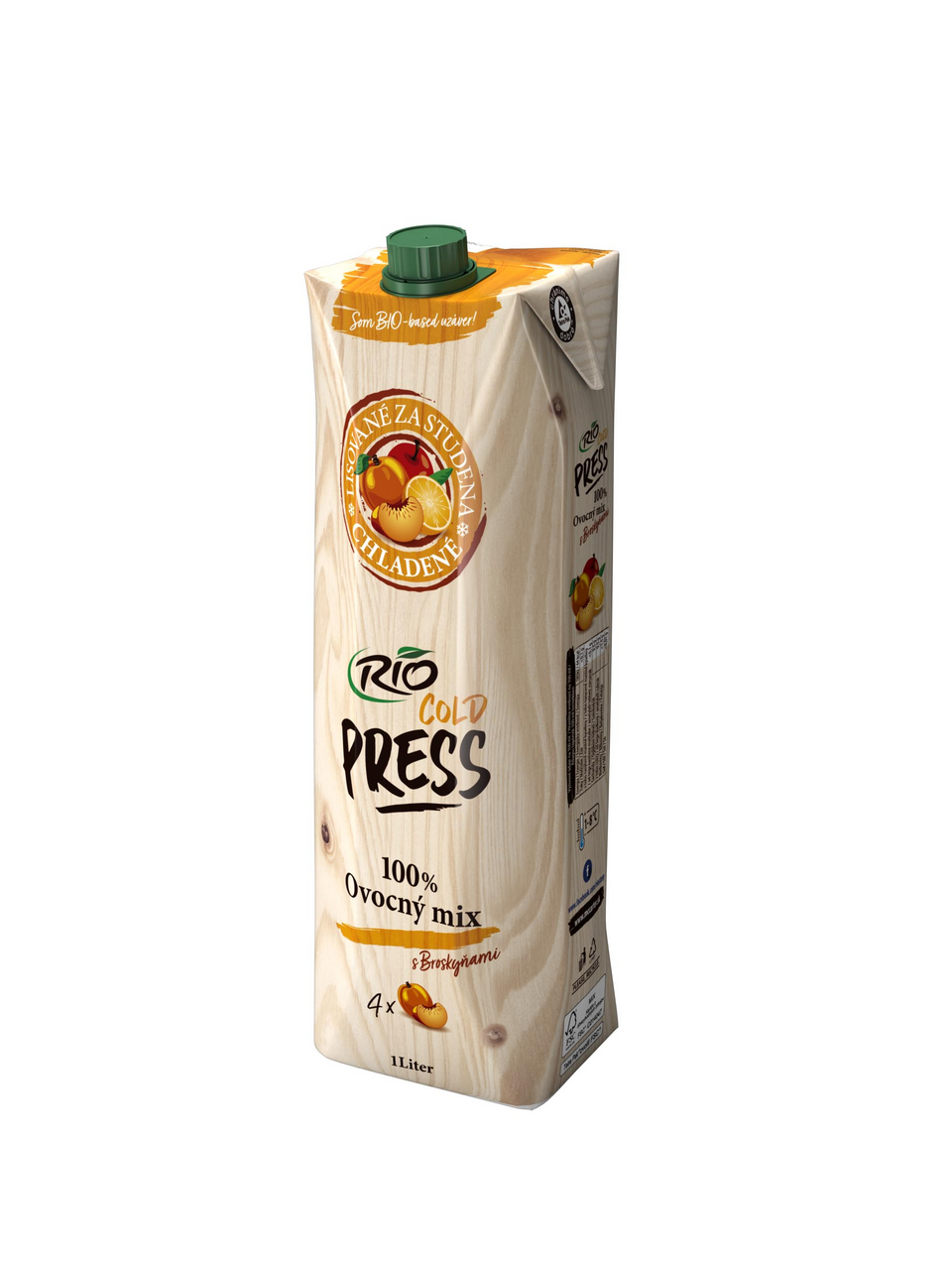 Rio Cold Press Šťáva z broskví 100% SK chlaz. 1 l