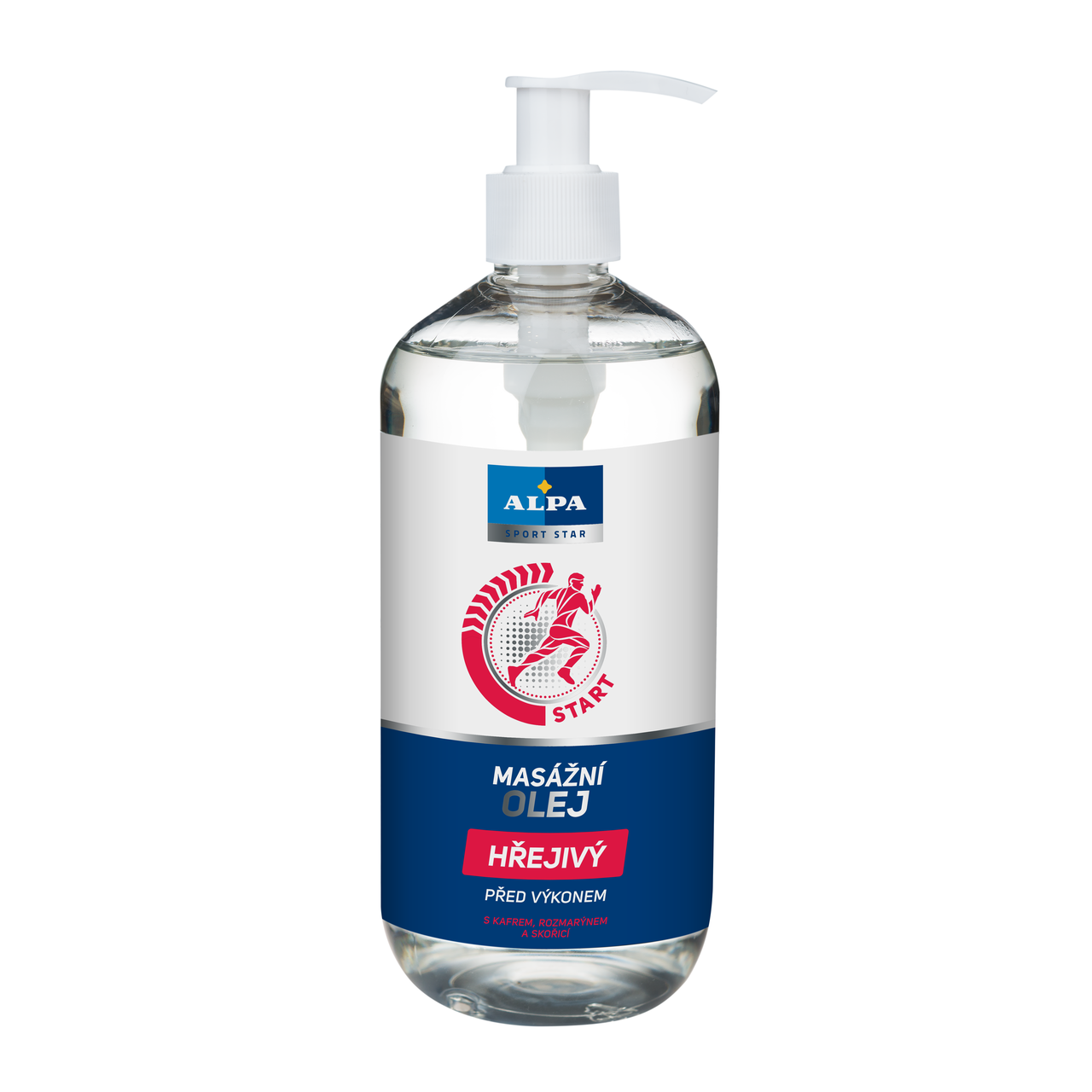 ALPA Masážní olej hřejivý 500 ml