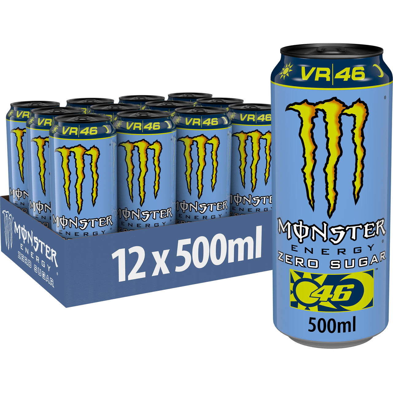 MONSTER Zero energetický nápoj 12 x 500 ml plech