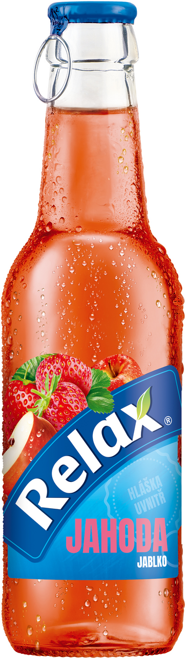 Relax Víčko Jahoda 25 % nápoj 24 x 250 ml