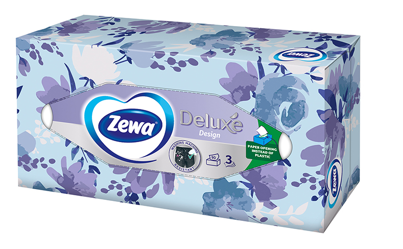 Zewa Family Cotton kapesníky 3vrstvé 90 ks box
