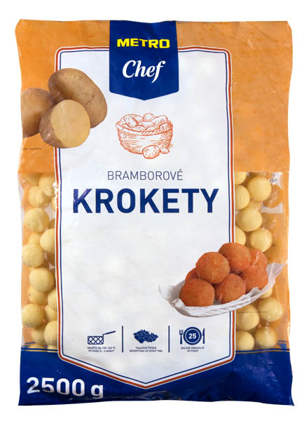 METRO Chef Krokety kulaté mraž. 2,5 kg
