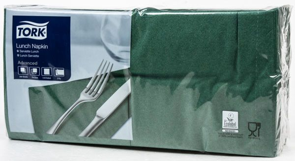 TORK Ubrousky 33 x 33 cm 2vrstvé zelené 200 ks