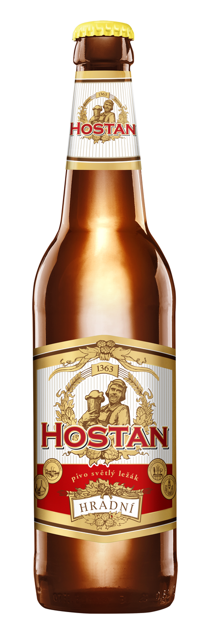 HOSTAN Pivo světlý ležák 11 20 x 500 ml vratná láhev