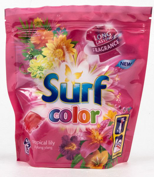 Surf Color Tropical prací tablety (15 praní) 0,36 l