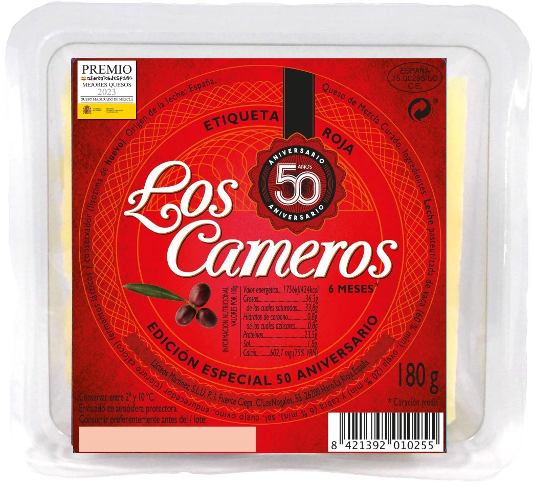 CAMEROS Tvrdý sýr s olivovým olejem chlaz. 180 g