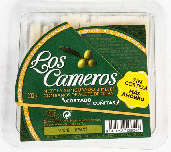 CAMEROS Tvrdý sýr plátky chlaz. 200 g