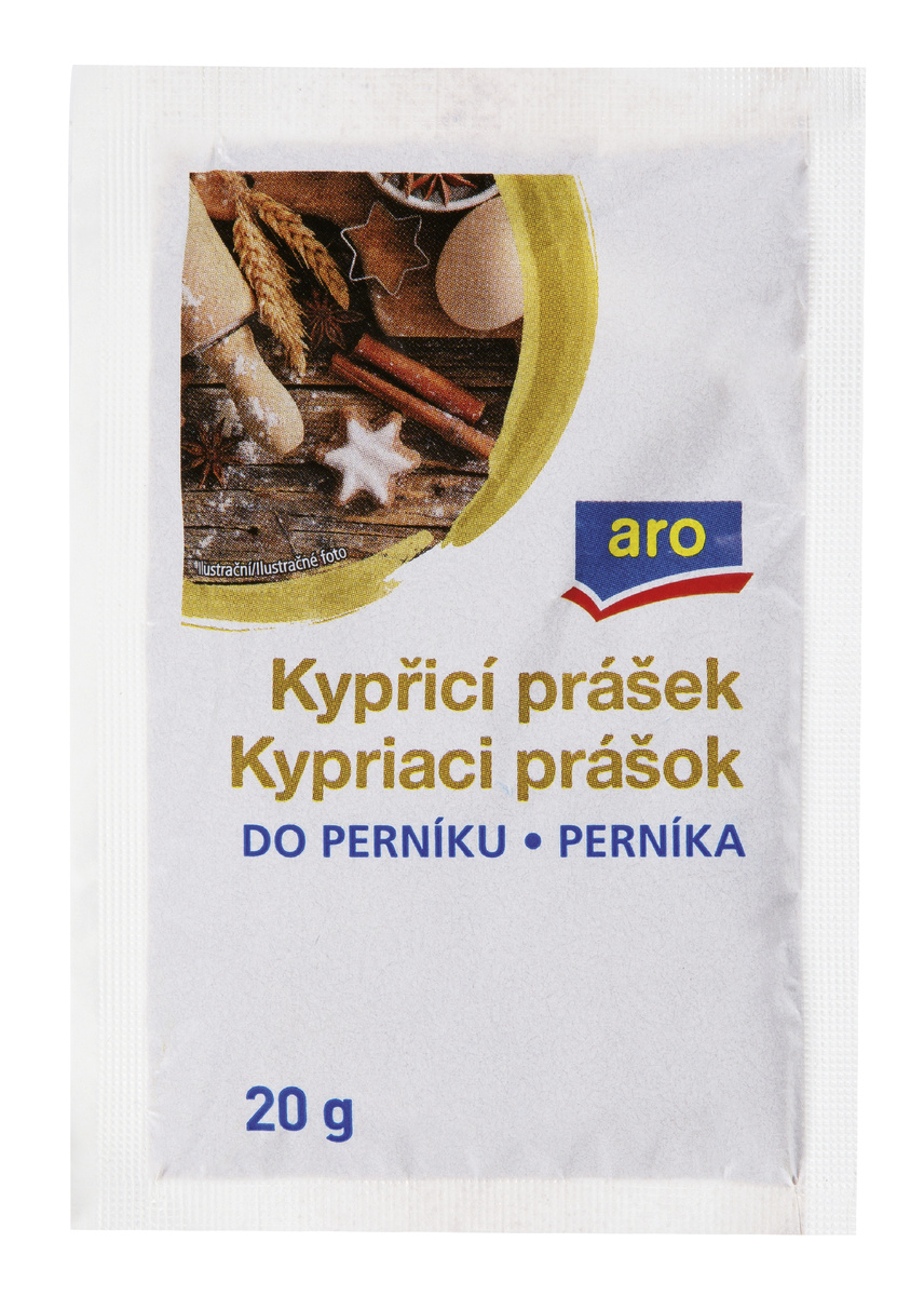 aro Kypřící prášek do perníku 25 x 20 g