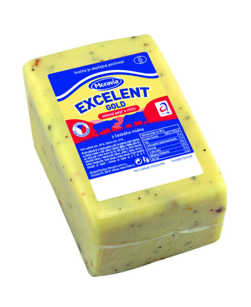 Moravia Excelent Sýr pepř chilli chlaz. váž. cca 1,5 kg